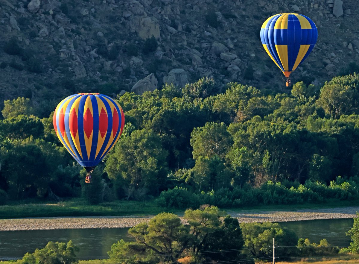 BobZellarPhoto's tweet image. Bigsky Balloon rally Sunday in Billings Montana
