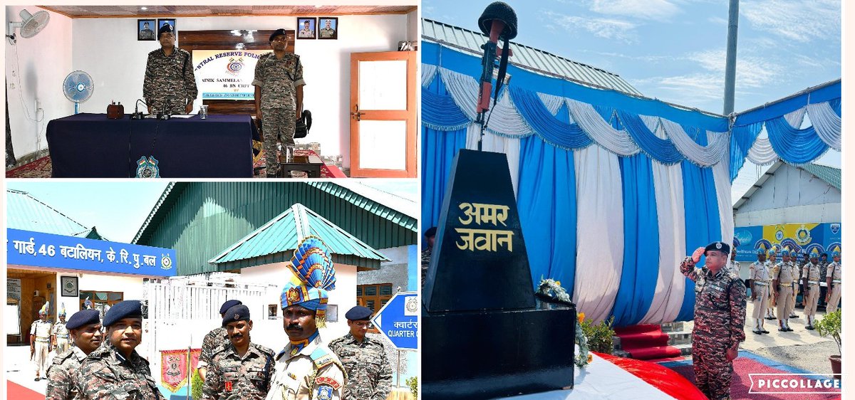 46BNCRPF's tweet photo. On 87th CRPF Raising Day, 46 Bn honoured our heroes, paid tribute to martyrs, and celebrated with sports &amp; a plantation drive — a salute to service, sacrifice &amp; sustainability. @crpfindia @KOSCRPF @crpfddn @OPSRANGEANG https://t.co/1PAkr7GGTx