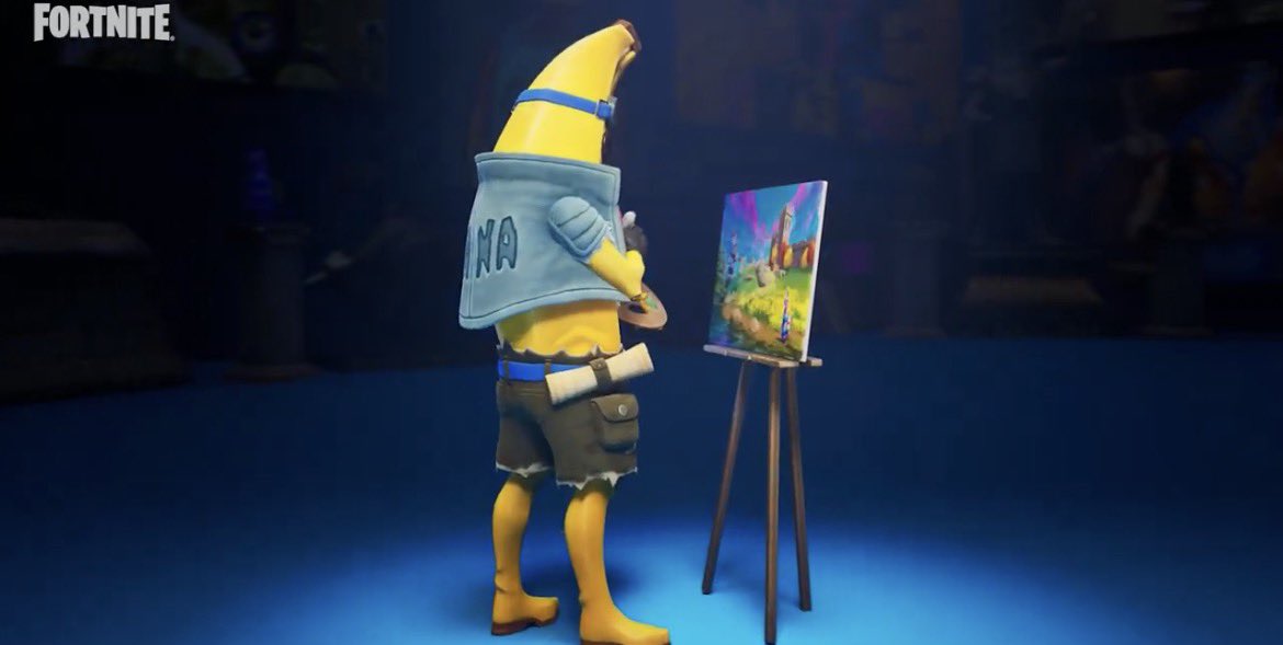 SentinelCentral's tweet image. For some strange reason, Epic Games have been referencing #Fortnite CH4 more than usual:
• A photo added to Morgan Myst’s pinboard
• Commenting on a CH4 edit on TikTok
• Bob Ross’s emote being inspired by it
Of course, this could just be a coincidence, but 🤷♂️