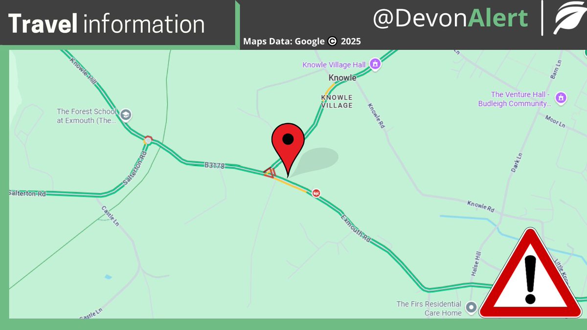 DevonAlert's tweet image. 17:50 27/07/2025 #Devon Exmouth Road is closed both ways from B3179 to Lansdowne Road, due to an ongoing police incident. Please use an alternative route and expect delays in the area. MB @BBCDevon @StagecoachSW