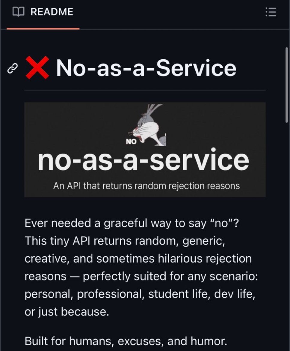 No-as-a-Service (NaaS): The API That Says "No" So You Don’t Have To.