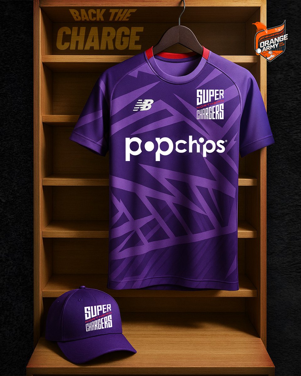 Locked in and Supercharged! Ready to roar with Northern Superchargers this Hundred season!🧡🖤💜
