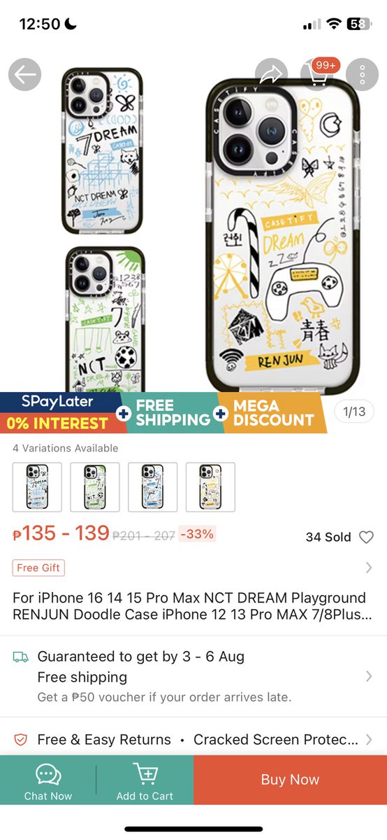 yodeurimies's tweet photo. as a broke girlie na walang pambili sa legit na casetify …. i hope the quality’s good 🙏🏻 https://t.co/RXalaP2v1c
