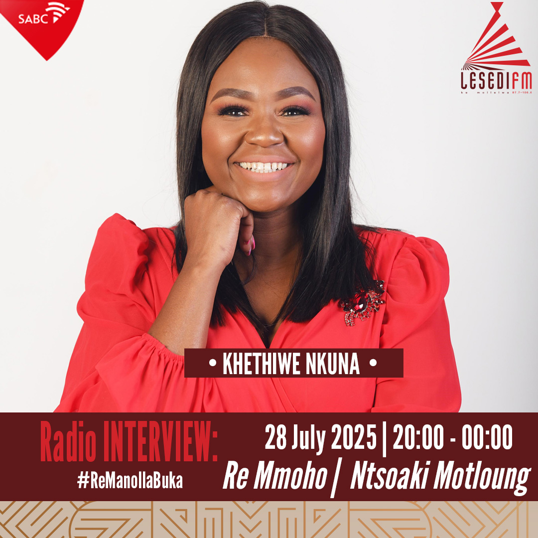 LesediFM's tweet image. #ReMmoho le Ntsoaki Motloung.

🎤Re bua le Khethiwe Nkuna ho #ReManollaBuka.

#65KeMollelwa
📞: 086 000 3084
📲:  083 284 0008
🌐: lesedifm.co.za