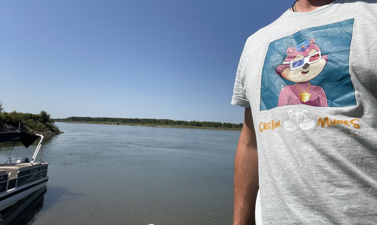 GM #crofam <a href="/CretinsMunks/">Cretins Munks | $NUTS</a> from the Missouri River on the Lewis &amp; Clark trail.