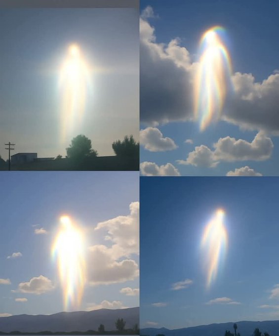 Meanwhile over the island of Ikaria in Greece a dazzling bright light apparition has appeared.