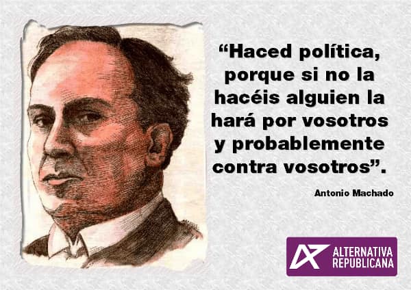 ALTER_info's tweet photo. Se cumplen 150 años del nacimiento de #AntonioMachado en #Sevilla. Sus restos reposan en #Colliure donde murió en el exilio el 22 febrero 1939 Machado: “Haced política, porque si no la hacéis alguien la hará por vosotros y probablemente contra vosotros” https://t.co/FJgniDg9c2 https://t.co/w6eJobMr2G