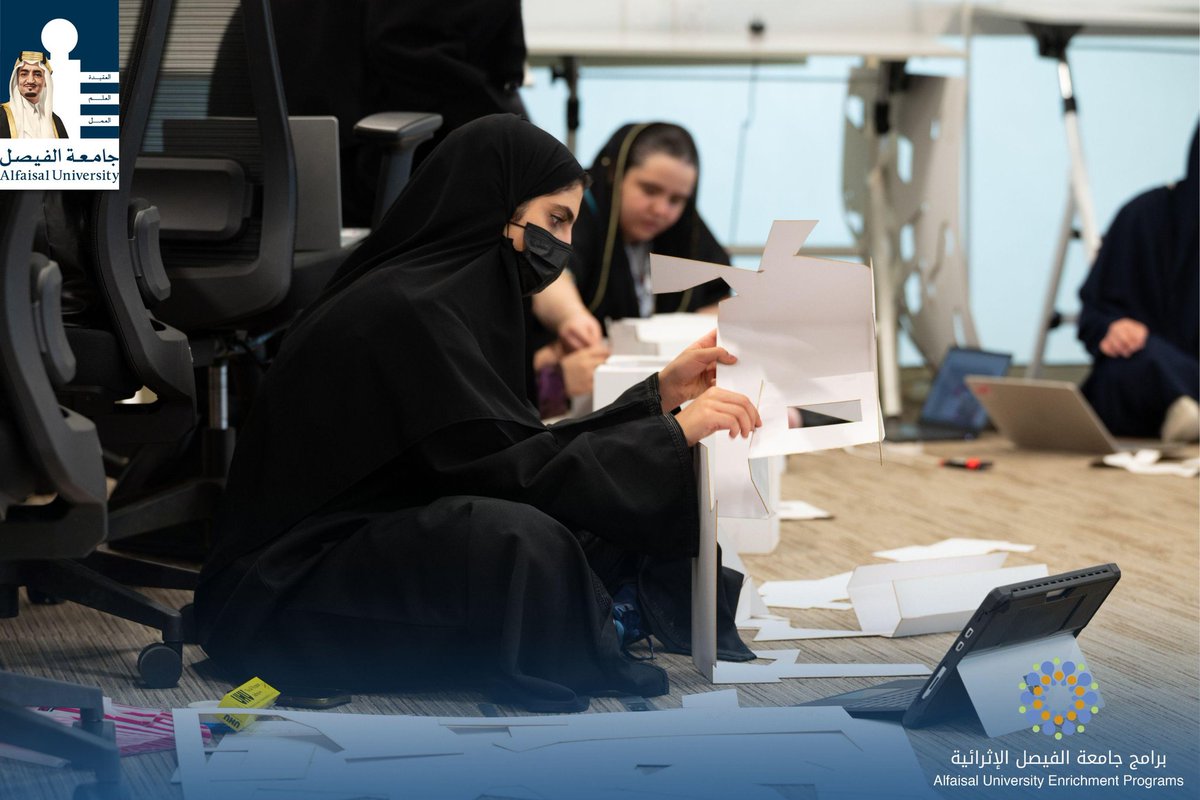 Hands-on creativity in full swing!
#AUEP students are turning ideas into reality—one prototype at a time. 📐💡
#Alfaisal_University