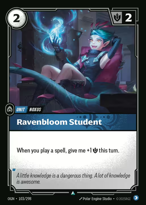 RiftboundDecks's tweet image. Most number of copies in the Top 8 for the @playriftbound @RiftboundM63868 Weekly:  
Daring Poro- 12  
Kai&apos;sa, Survivor- 9 
Sprite Mother- 9 
Ravenbloom Student- 9
Falling Star- 8 (+3 sb)