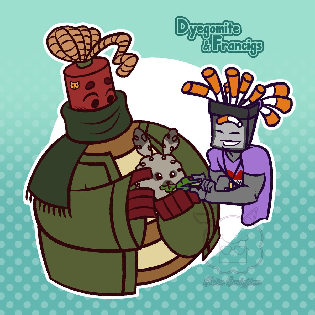 When you and the bro look spooky but are actually pretty chill <a href="/Teggei/">teg</a> 
#objectsatwork #oc