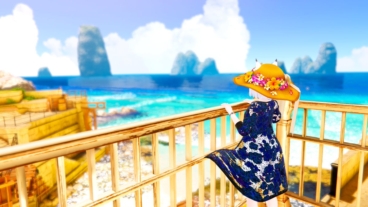 odango_vrc's tweet image. 今日の一枚
world:Paradisa
#VRChat 
#Kosame_3D