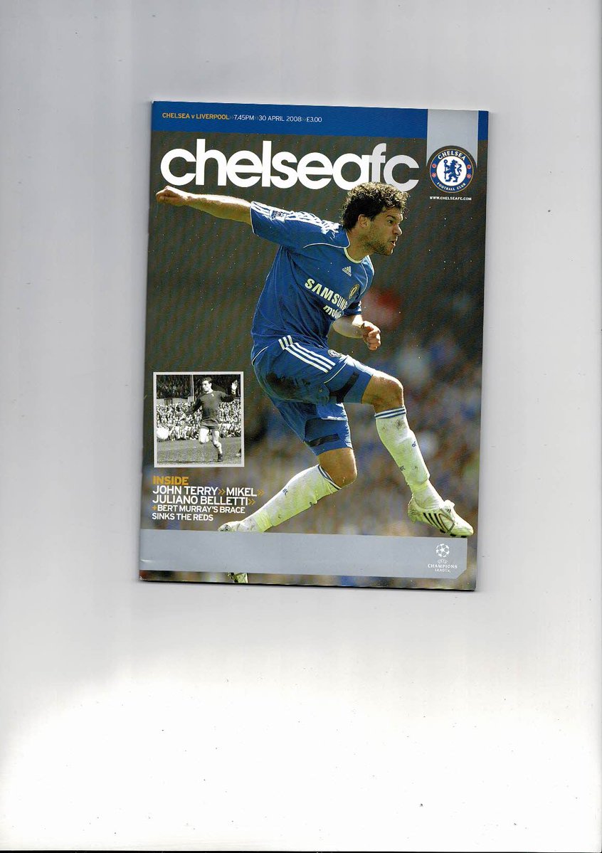 bobsprogrammes's tweet image. Chelsea v Liverpool Champions League Football Programme 2007/08
£3 + Postage
Now available @ bobsprogs.com
@ChelseaFC @Chelseanewstalk @CFC_ChelseaFC @chelseafans @LFC @LivEchoLFC @LFCFansCorner @liverpoolfans