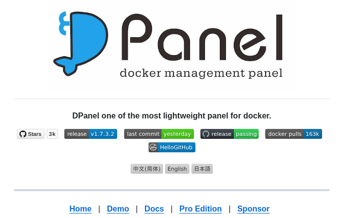 tom_doerr's tweet image. Docker management panel with web interface
