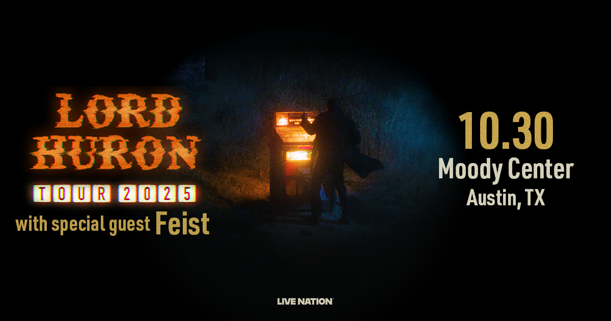 KUTX's tweet image. Want to see @LordHuron with @FeistMusic at @MoodyCenterATX on October 30? KUTX has a pair of tickets you could win! Enter to win before noon on Friday, August 1 at kutx.org/giveaway 🎶