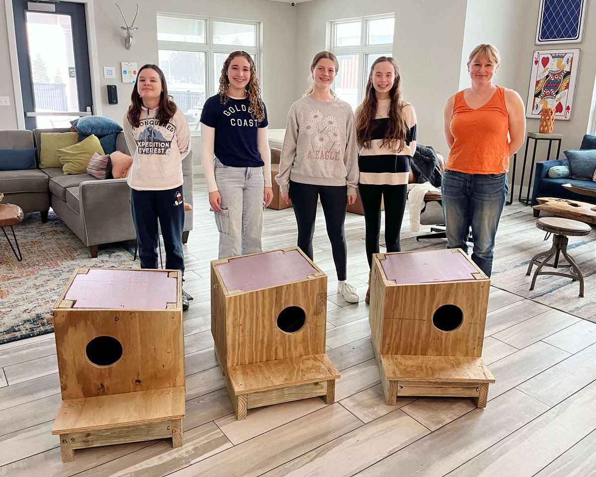 #gSSilverAward spotlight! 💚 Troop 8349 built outdoor shelters to protect feral cats and created brochures to teach their community about their impact on the ecosystem. Teamwork, compassion, and real-world change! 🐾🐈‍⬛  <a href="/GSMISTS/">GSMISTS</a>