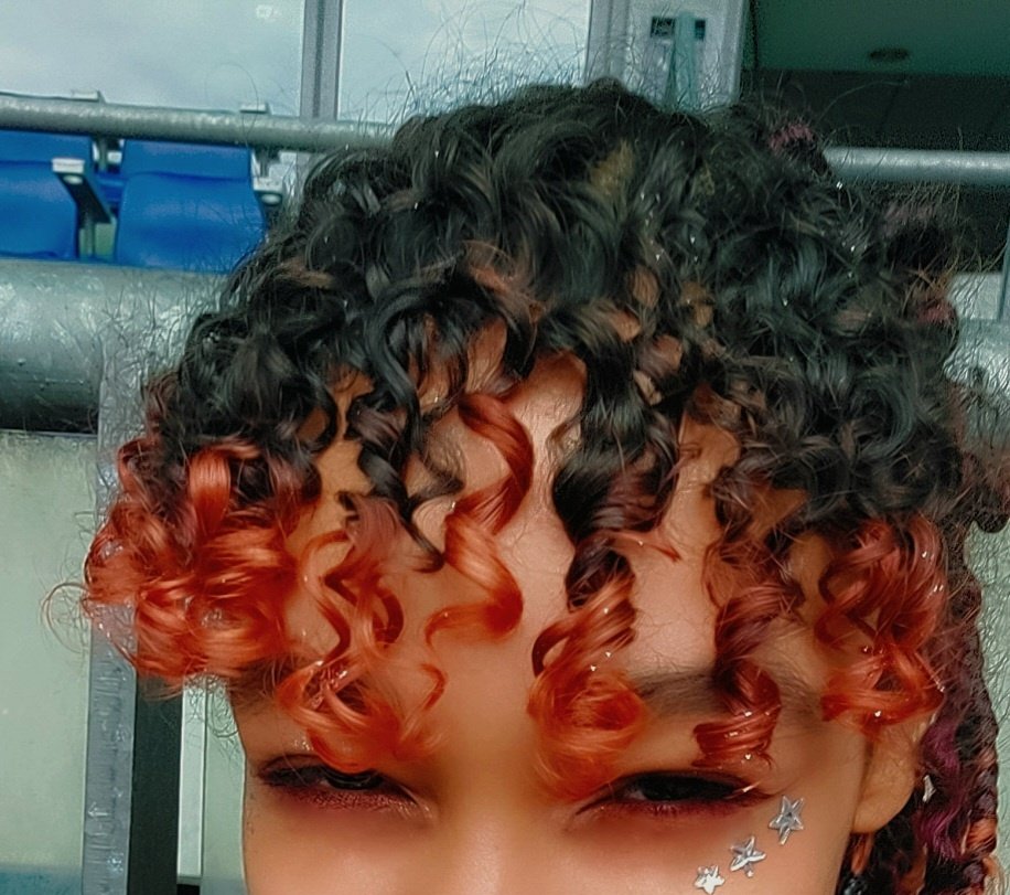 sunnari_s's tweet image. really liked my hair for the skz concert btw