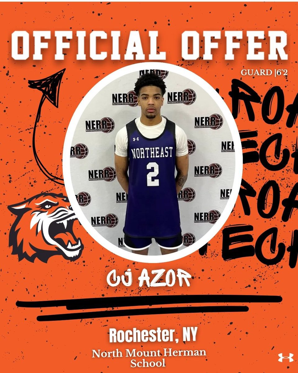 After a great visit with <a href="/RITMBB/">RIT Men's Basketball</a> &amp; <a href="/CoachDomP/">Dom</a> I am blessed and grateful to announce that I have received an official offer from RIT! <a href="/NMHBoysHoops/">Northfield Mount Hermon Boys Basketball</a> <a href="/TeamNortheast_/">Team Northeast</a> <a href="/JamesCrayy/">James Cray</a> <a href="/CoachShelton25/">Coach Shelton</a>