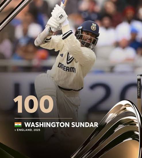 Beniwal_break's tweet image. 🎉 What a day for India at Old Trafford! 🇮🇳
Both Ravindra Jadeja (107*) and Washington Sundar (100*) scored centuries in a heroic lower‑order stand to help India salvage a hard‑fought draw against England in the 4th Test at Manchester. Their unbeaten 200‑run partnership…