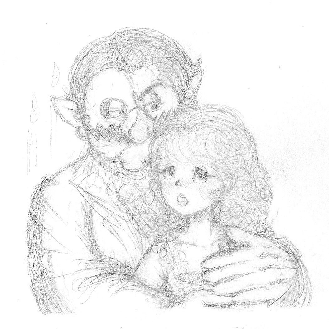bruleebaby's tweet image. the phantom of the WAHpera (wip/sketch)