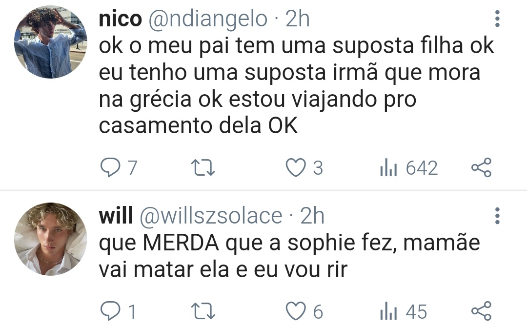 i6taylors's tweet photo. mamma mia! | mini au #solangelo ☼

onde nico acompanha o seu pai em uma viagem para grécia rumo ao casamento da sua suposta irmã. 

ou

onde will se apaixona pelo suposto irmão da sua meia-irmã e decide fazer a estadia do garoto um pouco mais interessante. https://t.co/6Qok0KArIy