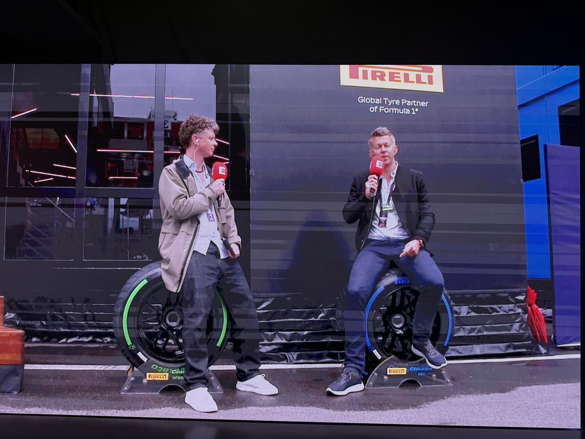 Robert Smoczynski (@rosmoc) on Twitter photo Redaktor <a href="/MarcinKuzbicki/">Marcin Kuźbicki</a> słusznie zauważył, że Marcin Budkowski znalazł zastosowanie dla deszczowych opon 😂😂😂
#ElevenF1 Redaktor <a href="/MarcinKuzbicki/">Marcin Kuźbicki</a> słusznie zauważył, że Marcin Budkowski znalazł zastosowanie dla deszczowych opon 😂😂😂
#ElevenF1