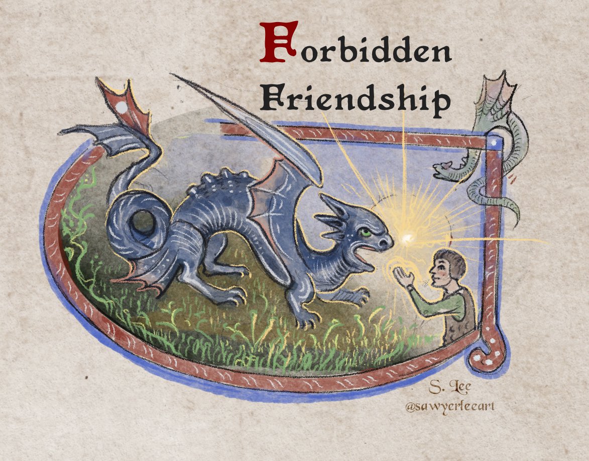 sawyerleeart's tweet image. How to traineth ye dragon