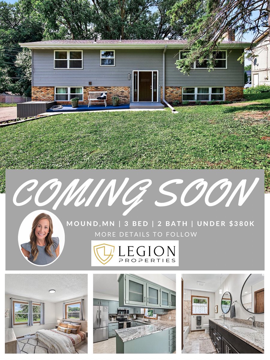MelanieLaff04's tweet photo. 🌟 COMING SOON in Mound, MN! 

📍 Just minutes from Lake Minnetonka. Fall in love with this beautifully updated 3 bed / 2 bath! Whether you’re boating, biking, or relaxing, this home offers the best of Mound living in a location you’ll love.📸 Full listing and photos 7/30 https://t.co/LyC00pUYWQ