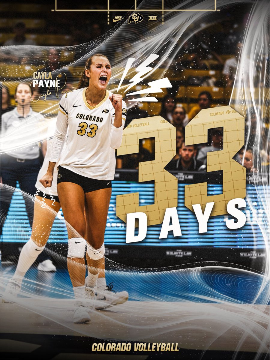 CUBuffsVB's tweet image. Only 3️⃣3️⃣ more days👀🤭
#GoBuffs // #CUBuffsVB