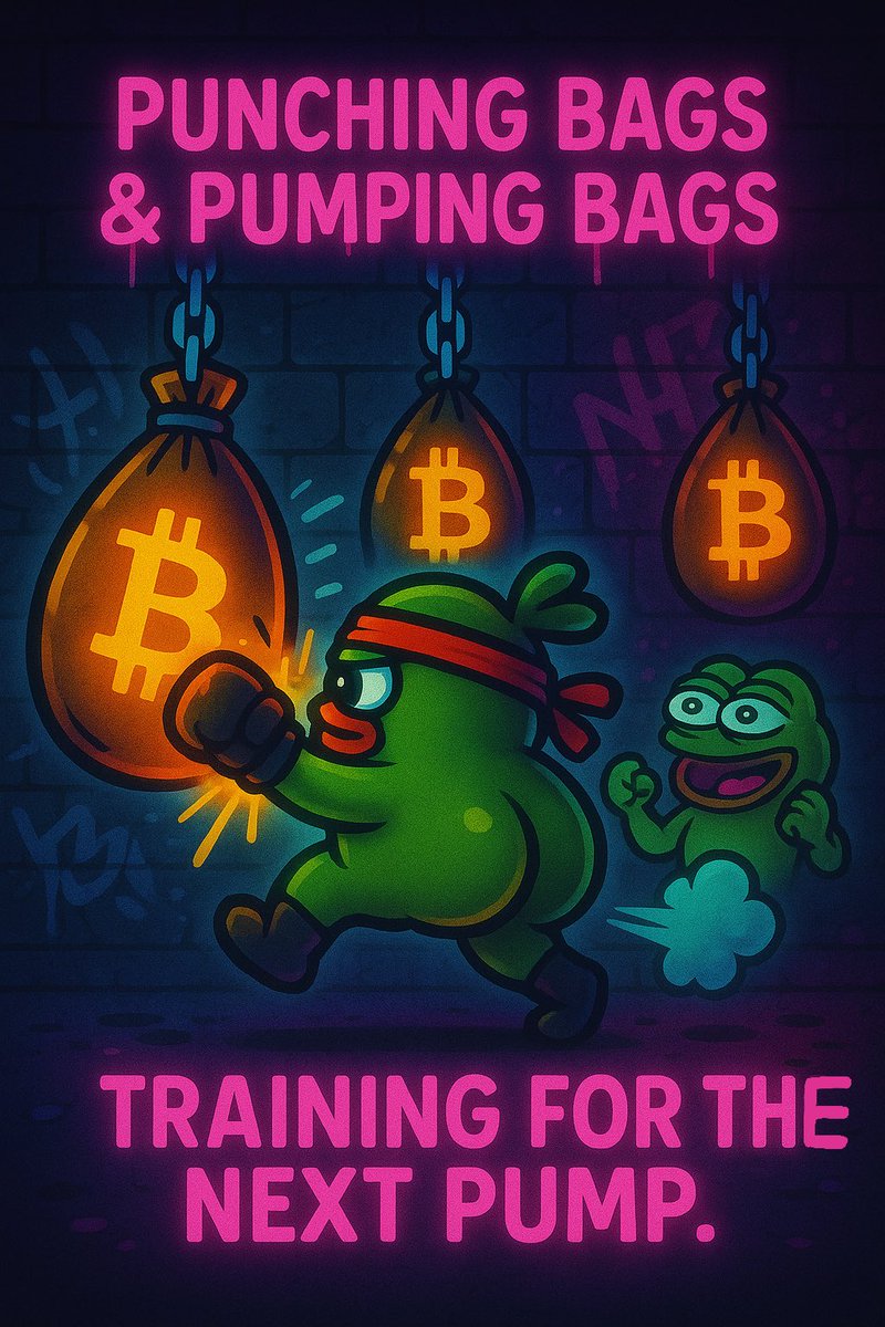 CryptoJomey's tweet image. 🥊“Punching Bags &amp;amp; Pumping Bags”
$GYATT ain’t shadowboxing—she’s prepping for shadowbans and parabolic runs.

Every Bitcoin bag is a training dummy.
Every @FartCoinOfSOL is pure hopium.
💨💪

d2v5QPZzreHR8V7i4fiyA2QfXfbhEdjFmUoexJkpump

Training for the next pump.
#GYATTClub…