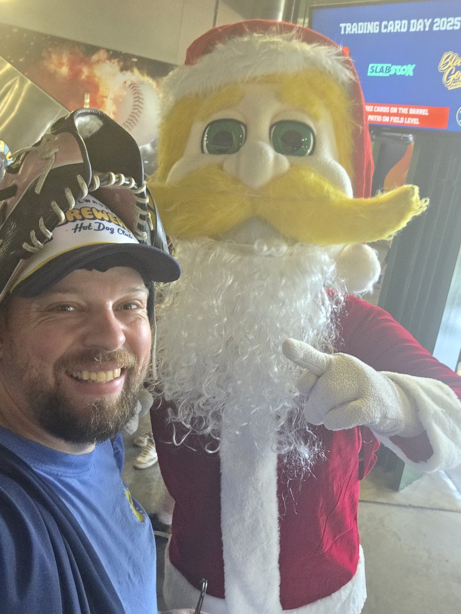 Halfway to Christmas here at the Brewers today!