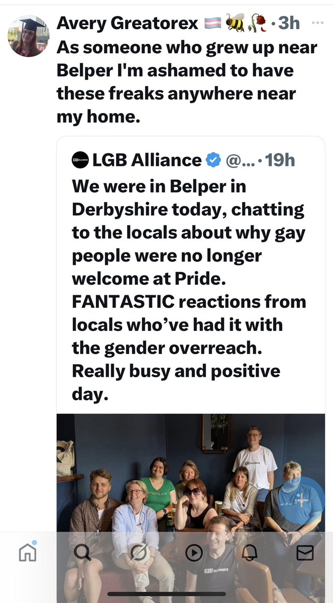 martynrolly's tweet image. This is the TRA platformed  by @blogpreston and @LukeBeardsworth 
calling an LGB charity ‘freaks’ - top ‘journalism’ fellas, I’ll wait for the story 🤔
