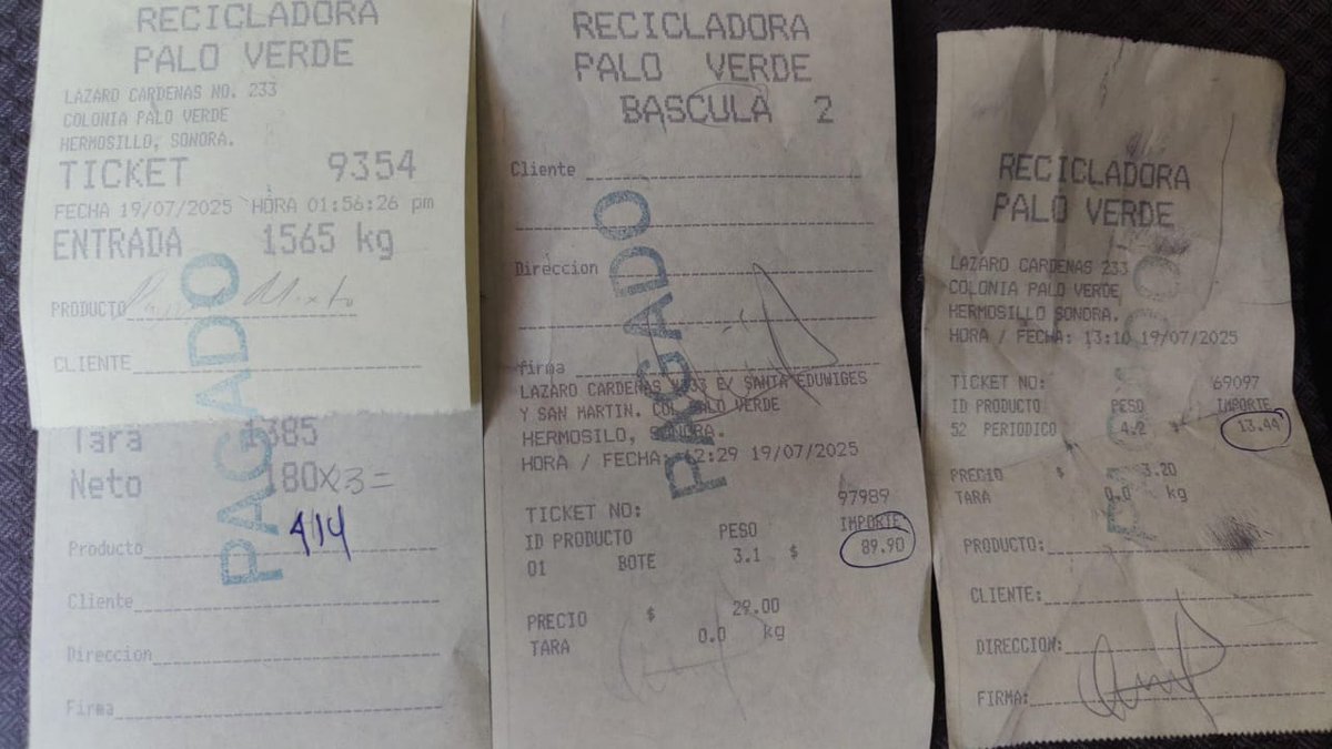 CulturaVerdeAC's tweet image. 🌍♻️ ¡Transformando residuos en esperanza! ♻️🌍

El día miércoles 23 de julio, recibimos una tonelada en volumen de residuos gracias a la solidaridad de quienes llevaron sus materiales a la Unión de Usuarios de Hermosillo, A.C  . 💚

👉 PET y plástico fueron donados a la…