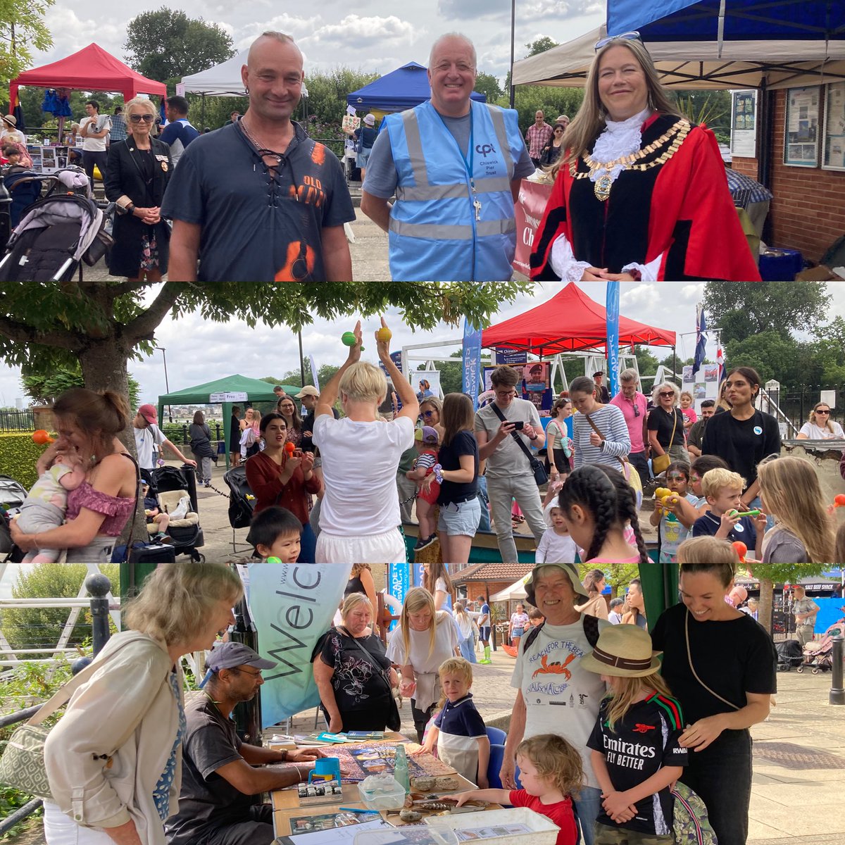 ChiswickPier's tweet image. ❤️Gigantic thank-yous to all who came to our best ever 🎉 Party on the Pier! 🎉From stallholders to river dippers, to sponsors and boat trippers we’re so happy you joined the growing community @ChiswickPier. Stay in touch with out free newsletter 👉chiswickpier.org.uk