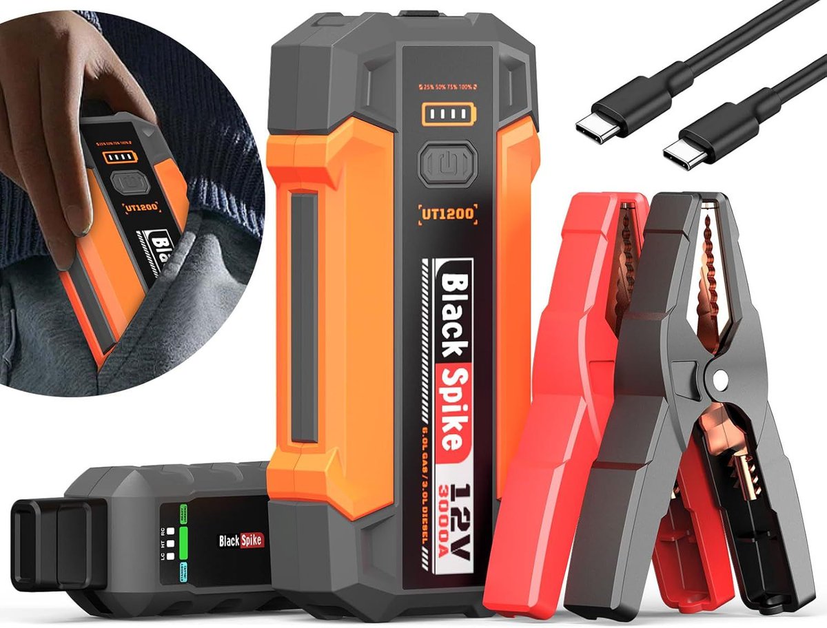 stealsrus_com's tweet image. ⚡STEAL⚡
50% Off
10-in-1 Portable Car Battery Jump Starter
$17.99 + Free Shipping (Orig price $35.99)
amazon.com/BlackSpike%C2%…