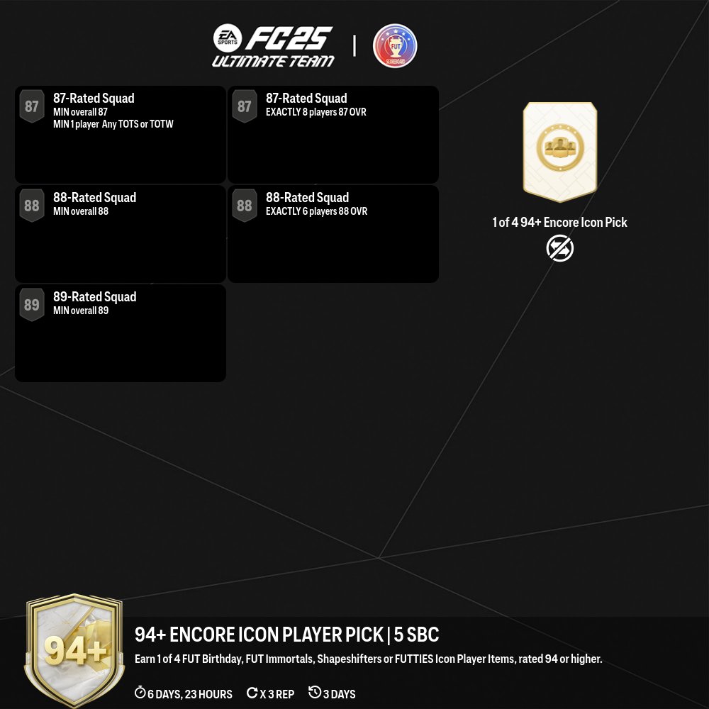 Fut_scoreboard's tweet image. 🧩 3 NEW SBC ADDED 🧩