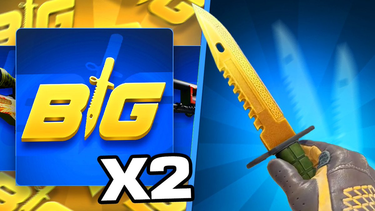 💸$20 CSGOBIG DEPOSIT VIDEO GIVEAWAY💸($10 x 2) 

Link: youtu.be/YYXarpGHcL8

- RETWEET THIS POST🔁 &amp; LIKE♥️ 
- FOLLOW MY TWITTERS➡️ <a href="/TactRewards/">TactVIP</a> <a href="/TactBets/">Tact</a> 
- COMMENT ON THE VIDEO✍️ 
- SUBSCRIBE TO MY YOUTUBE🔥