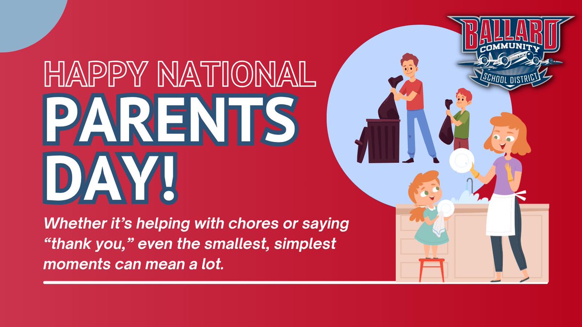 National Parents Day is here! What’s one way you can make your parents or guardians smile today? 🙂

Whether it’s helping with chores or saying “thank you,” even the smallest, simplest moments can mean a lot. ❤️