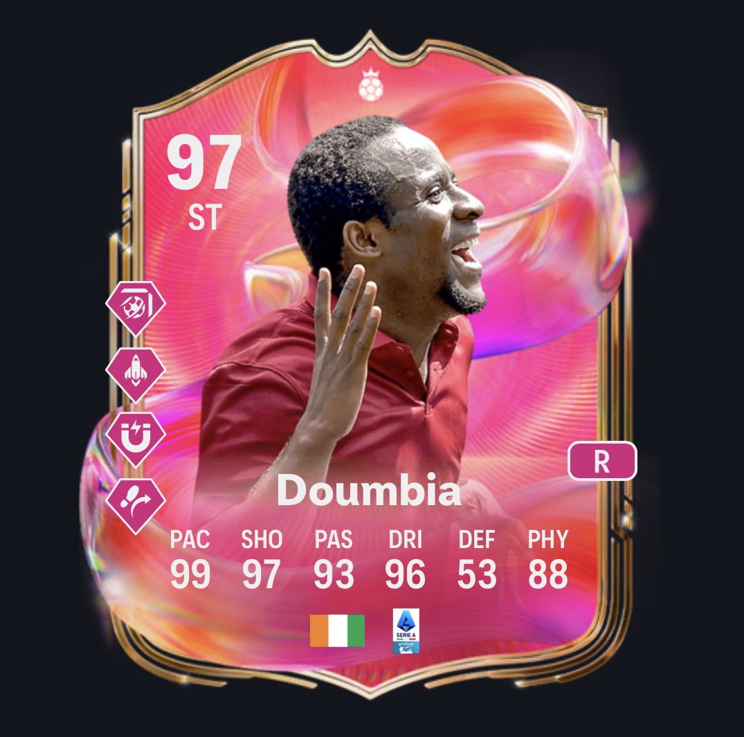 FIFA22_INFO's tweet image. 🚨 New Knockout Tournament is wild 

• 🇩🇪 97 Matthaus
• 🇨🇮 97 Doumbia 
• 🇮🇹 97 Orsolini
• 🇫🇷 97 Mateo
• ✅ x2 83x20 
• ✅ x2 87x3
• ✅ 83x10
• ✅ x2 Evolutions 

You HAVE to win 4 in a row twice 💀