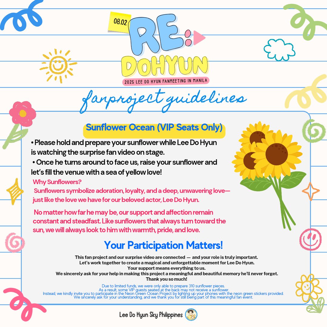 leedohyunskyph's tweet photo. SUNFLOWER OCEAN GUIDELINES: https://t.co/32S3QlezIm
