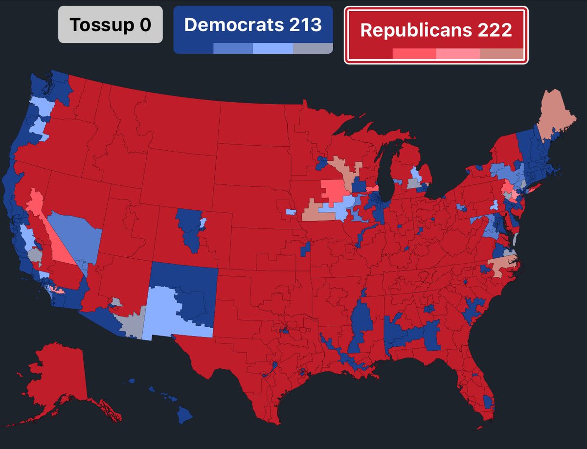 JHawleyStan's tweet image. Ok, I had to make some assumptions on redistricting and I changed some predictions over the last few days, but here is my current prediction for 2025-26: