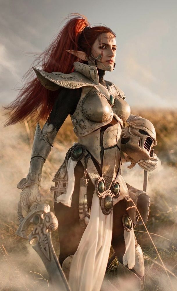 OdballsS's tweet image. For me fren @spaceshark23
Dangerous Elfy Banshee waifu with a sword