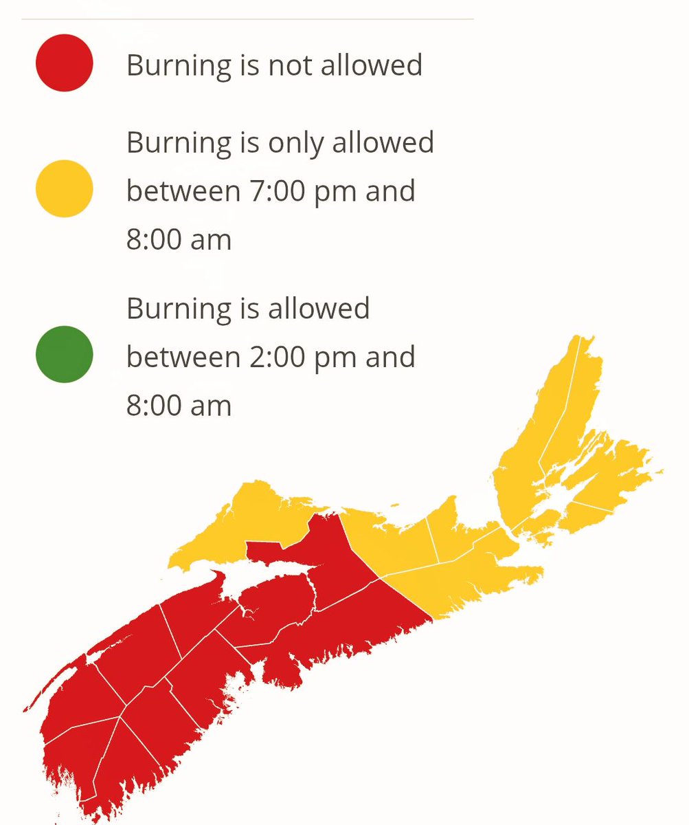 HfxMda's tweet image. **** Info via DNR
Burning restrictions are updated at 2:00 pm daily.
Todays burn map
Burning Rules And Regulations In HRM
** Release
waterfrontmediahfx.the902hxir.ca/87026-2