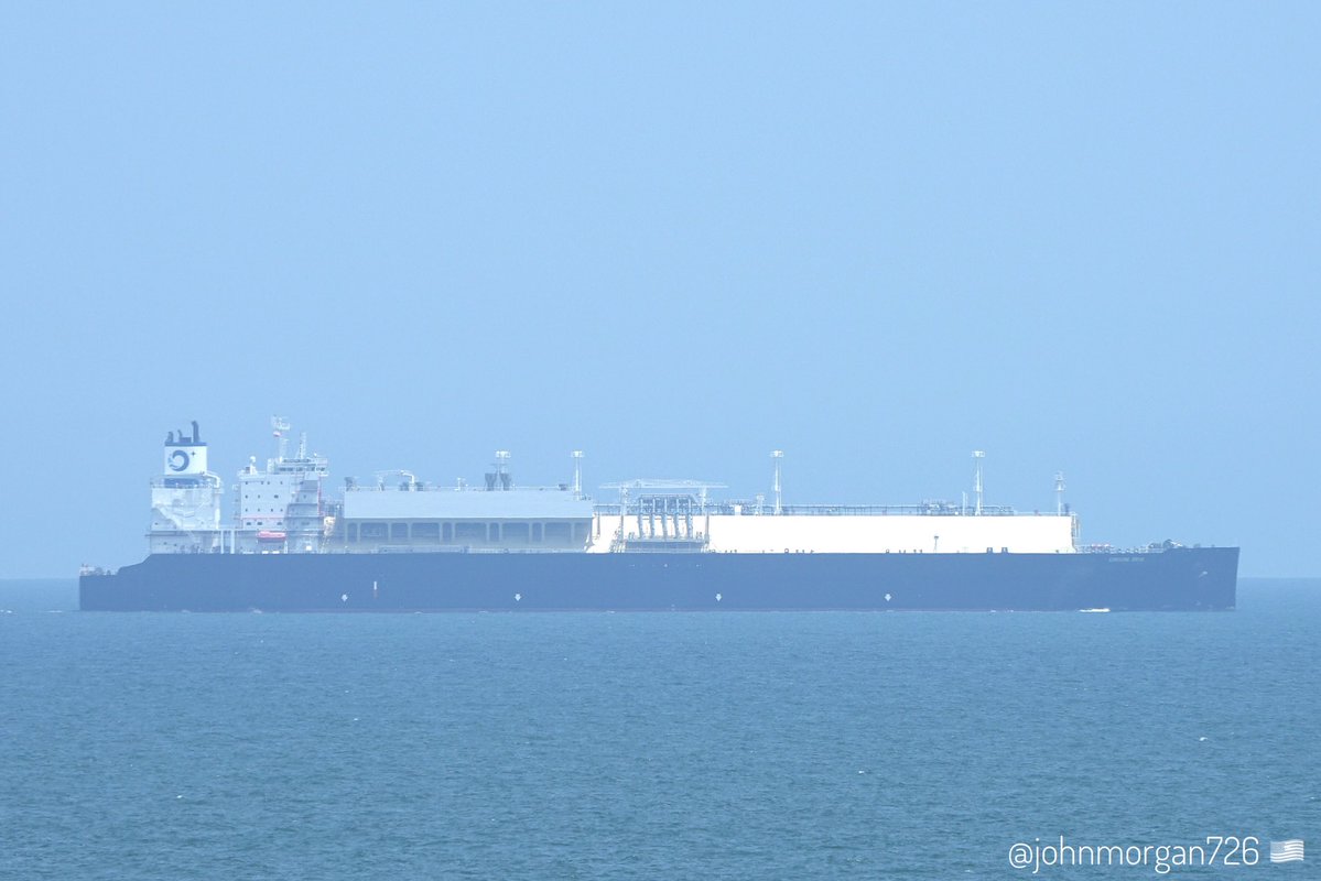 johnmorgan726's tweet image. The ORION IRIS, IMO:9956604 destination unknown “FOR ORDERS”, flying the flag of France 🇫🇷. #ShipsInPics #LNGTanker #OrionIris