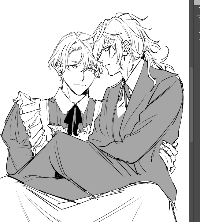 xxmrymh's tweet image. らくがき　來潜　※女装