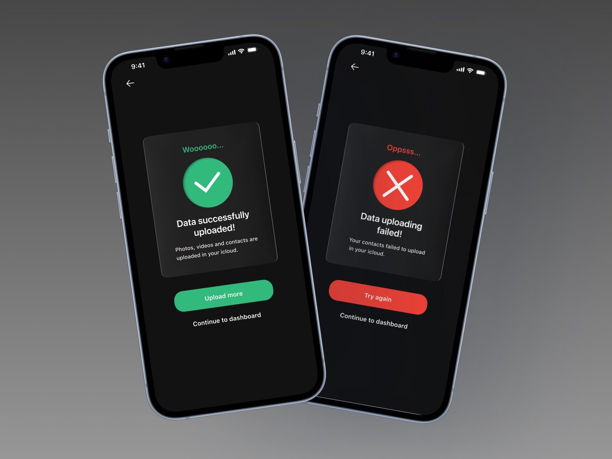 sawmeeracharyaa's tweet photo. Day 11: Learned about UX research and how to present UX research.

UI challenge: To design flash message with both success and error screens.

@_primeitclub 

#pitc30days #primeitclub #pitc_uiux #learningwithpitc #DailyUI https://t.co/3dt0ZCJcmn