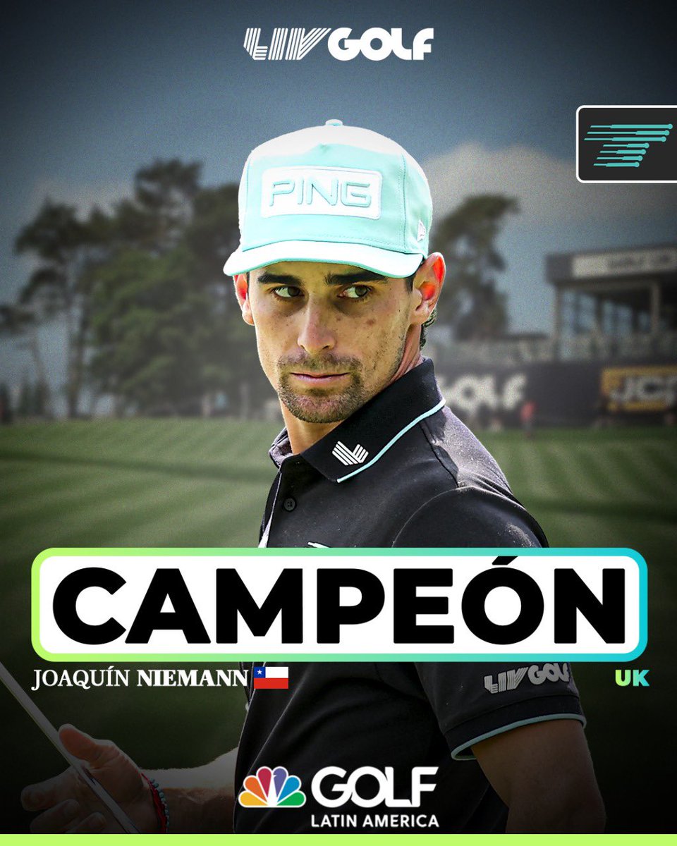 INTRATABLE 🇨🇱🏆

Joaquín Niemann obtiene el quinto título de su temporada en el LIV Golf tras dominar de principio a fin en Inglaterra. 🥳

El chileno se consolida como uno de los mejores jugadores de toda la historia en la gira saudí. 👏
