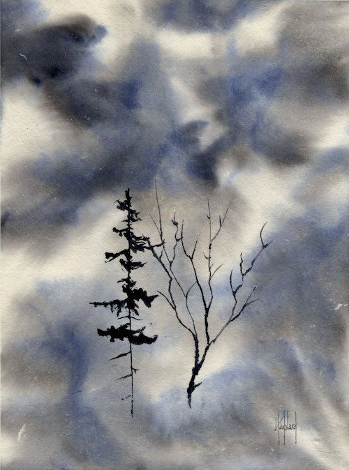New watercolor “Different but Together”.