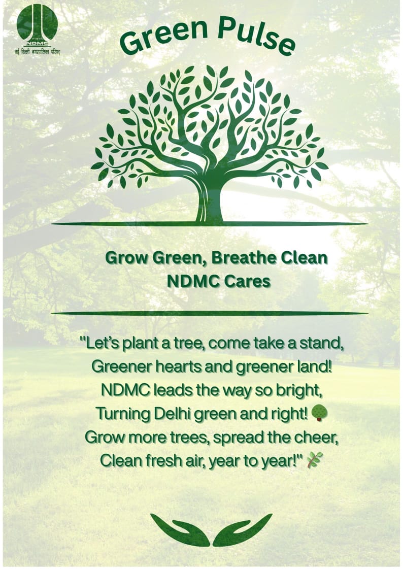 tweetndmc's tweet image. 🌿 Grow Green, Breathe Clean! 💚
NDMC is nurturing every Green Pulse to make Delhi cleaner, fresher, and healthier. 🌳
Join us in building a sustainable tomorrow! 🌱
#NDMC #GrowGreen #BreatheClean #GreenPulse #CleanGreenDelhi ✅