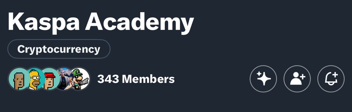 YStan__'s tweet image. π₯ 343 already in #KaspaAcademy
and weβre just getting started!
A free crypto community where:
β
Beginners are welcome
β
Questions are encouraged
β
Mistakes are avoided through education
β
No one judges, we help each other grow
If you want to learn, share, or just not loseβ¦