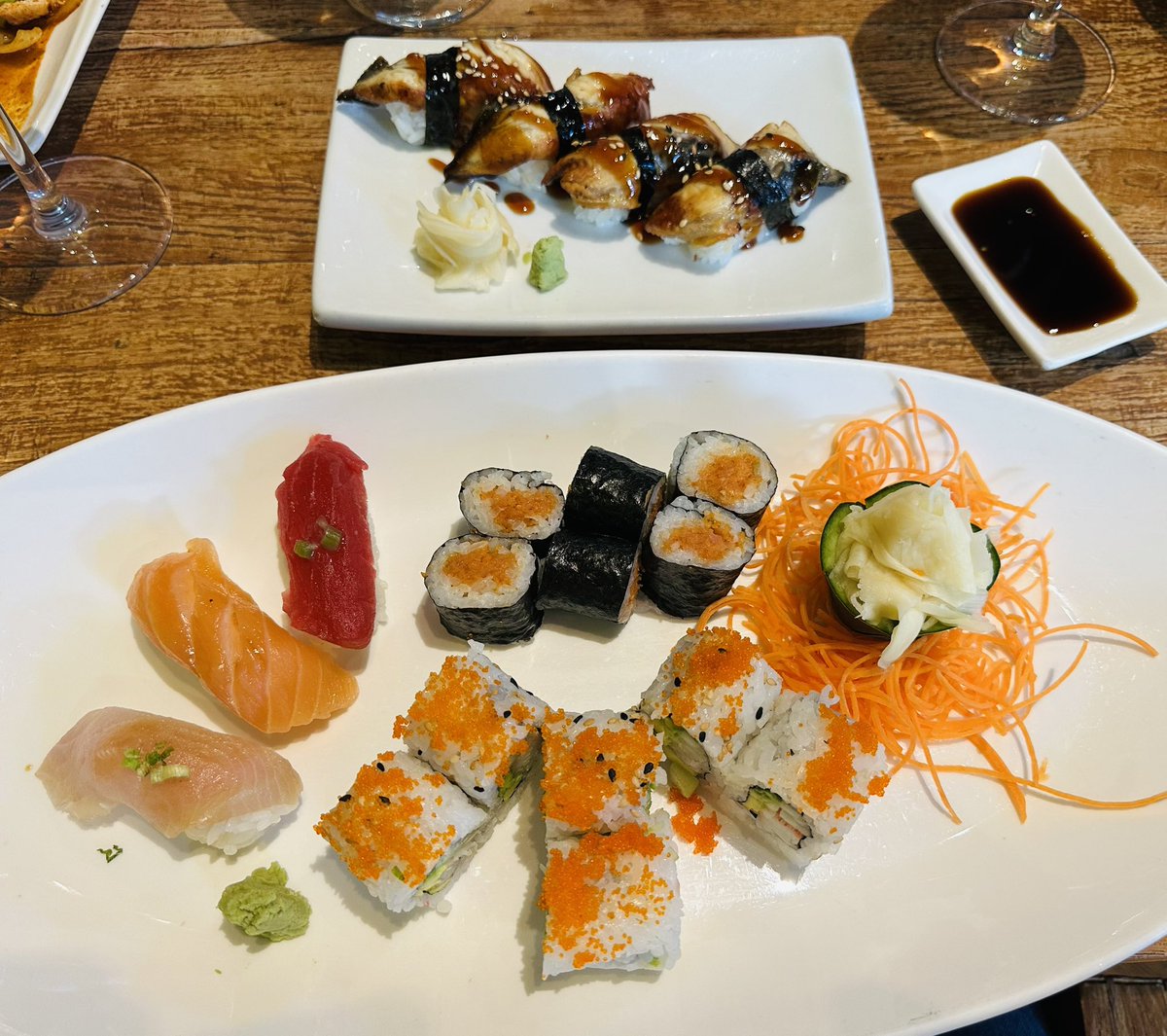 Mark McKay 🎙️ (@mckaywsb) on Twitter photo Basil Roll, Edamame, & Sushi! It's Saturday night out at Mali Thai & Sushi in Va Highland Atlanta. <a href="/ArumsFoodFotos/">Arums Food Fotos</a> #SmilinYumCam Basil Roll, Edamame, & Sushi! It's Saturday night out at Mali Thai & Sushi in Va Highland Atlanta. <a href="/ArumsFoodFotos/">Arums Food Fotos</a> #SmilinYumCam